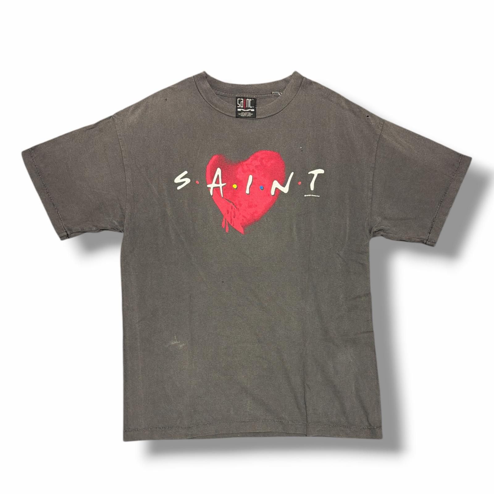 SAINT MICHAEL / HEART Tシャツ 22AW セントマイケル 参考上代28600円 SAINT MICHAEL 22AW TEE/ HEART ハート ロゴTシャツ