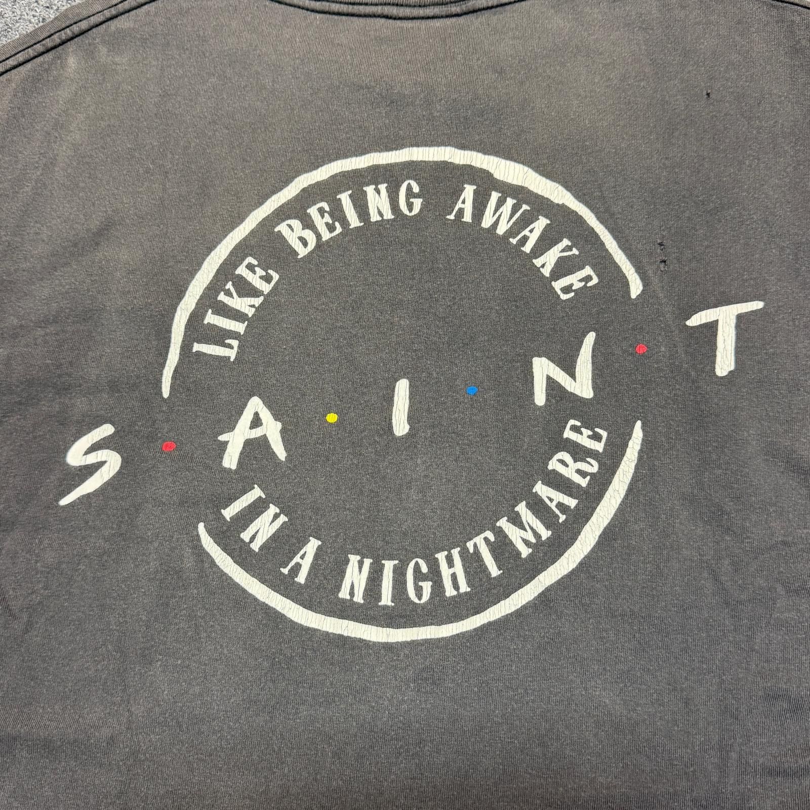 参考上代28600円 SAINT MICHAEL 22AW TEE/ HEART ハート ロゴTシャツ 