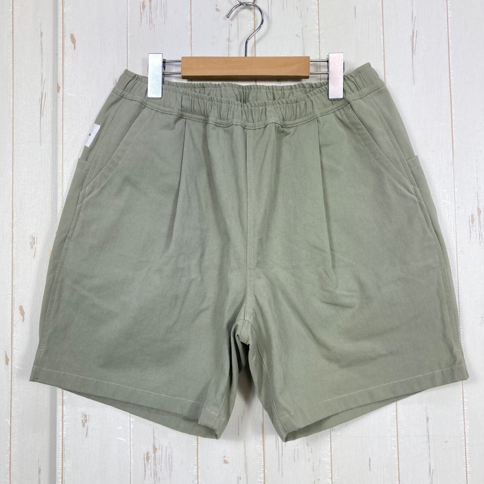 ✉️Unisex 3 グリーン系 迷迭香 ( マンネンロウ ) キャンバス ショーツ Canvas Shorts MPT-SUP-1 OLIVE z00058304 OLIVE コットン ショーツ ショートパンツ ボトムス ウェア