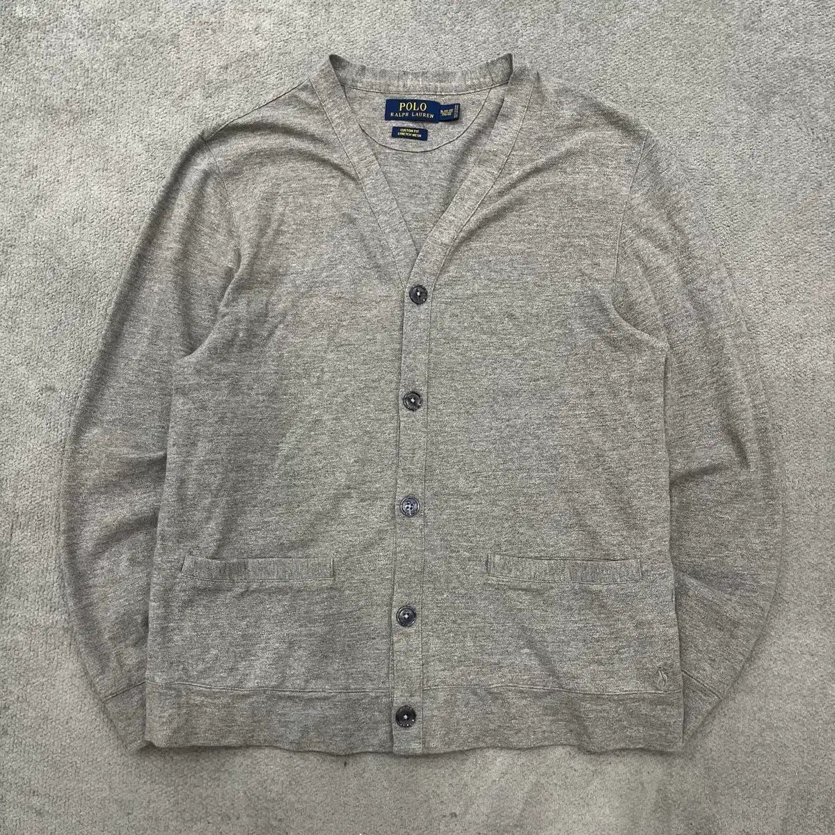 XL ポロラルフローレン グレー カーディガン