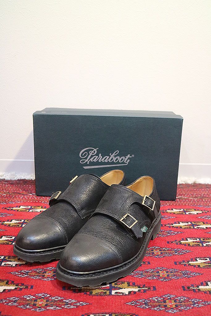 PARABOOT WILLIAM パラブーツ ウィリアム ブーツ 革靴 ブラック 7.5
