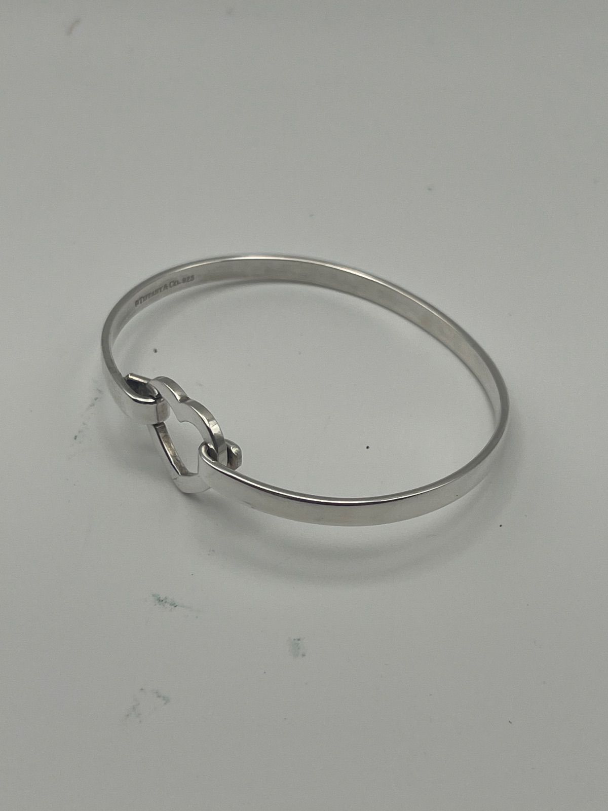Tiffany&Co. ティファニー バングル ブレスレット ハート シルバー