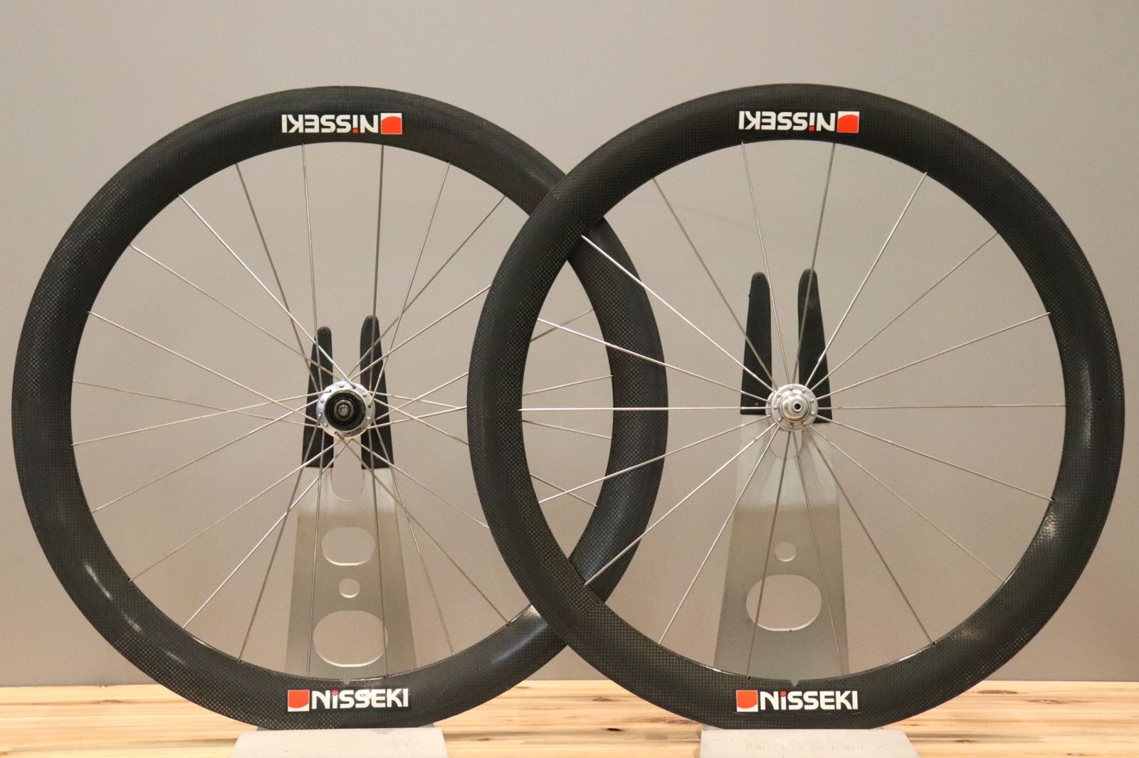 日石 ニッセキ NISSEKI 650C カーボン チューブラー ホイールセット シマノ10S 【仙台店】