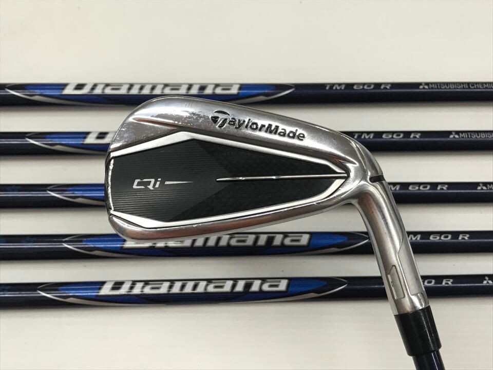 テーラーメイド　Qi　Diamana BLUE TM60　Rフレックス　アイアンセット　中古【最短即日発送】
