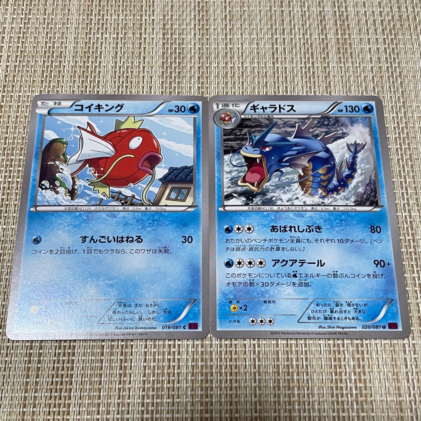880】ポケモンカード コイキング ギャラドス XY7 2015年 2枚 - メルカリ