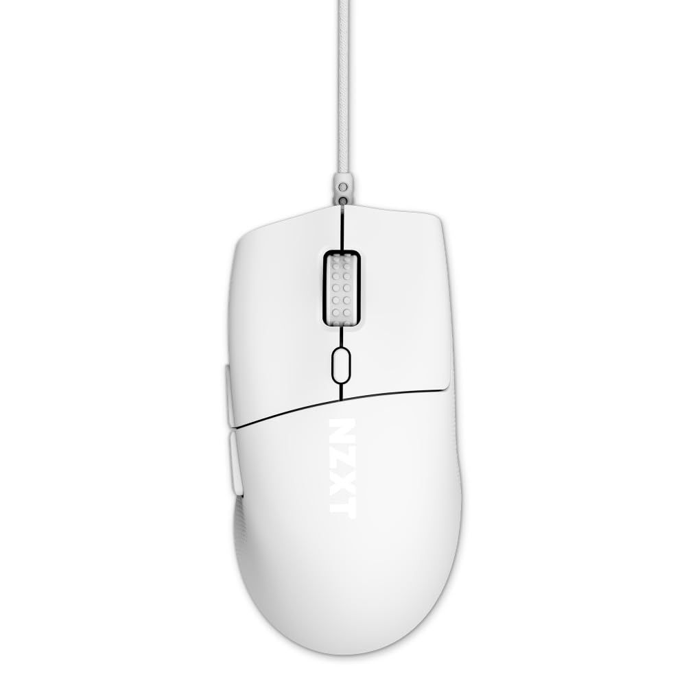 NZXT Lift 2 Ergo White 軽量 8Kポーリングレート・26000DPIセンサー搭載 エルゴノミック形状 有線 ゲーミングマウス ホワイト MS-001NW-02 MS0703 [ホワイト] [Ergo]
