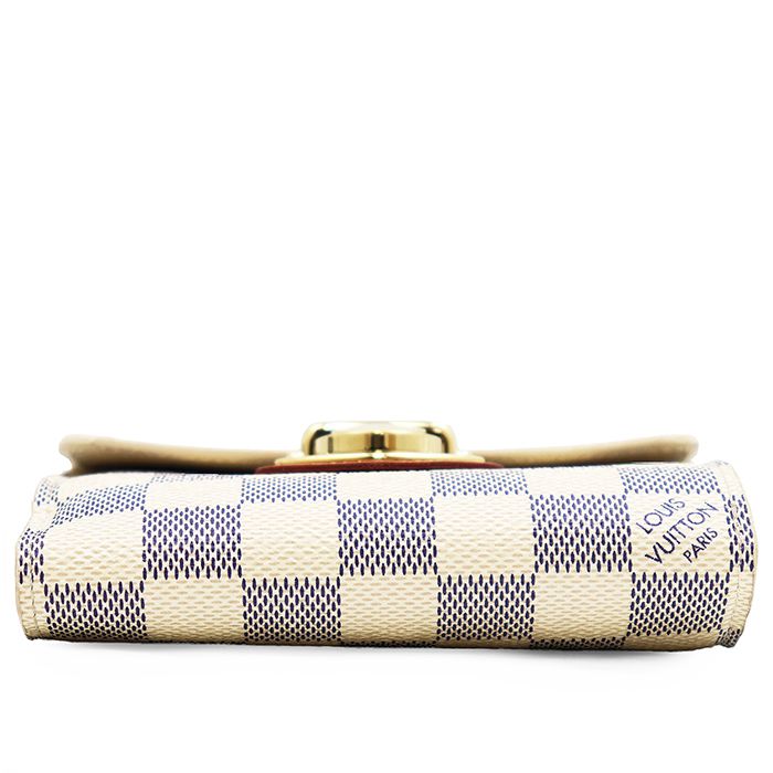 LOUIS VUITTON(ルイヴィトン) 2つ折り財布 ダミエ美品  ポルトフォイユトレゾール N61744 アズール ダミエキャンバス LOUIS VUITTON - LOUIS VUITTON(ルイヴィトン) 2つ折り財布 ダミエ美品