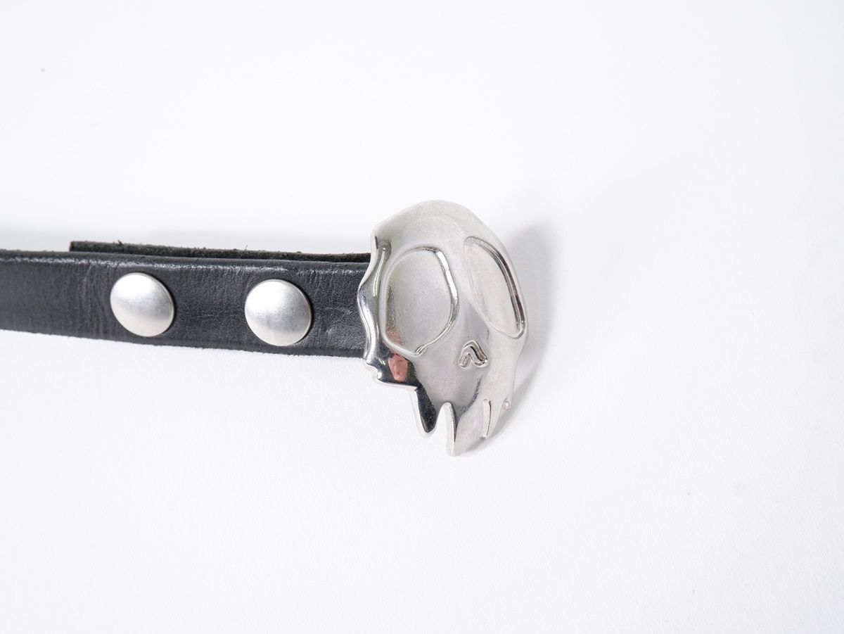 OUR LEGACYアワーレガシー 2 CM SPEED BELT スカル ナローベルト【L/90