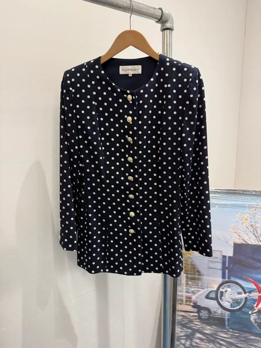 イヴ・サンローラン YVES SAINT LAURENT イヴ・サンローラン ドット ジャケット