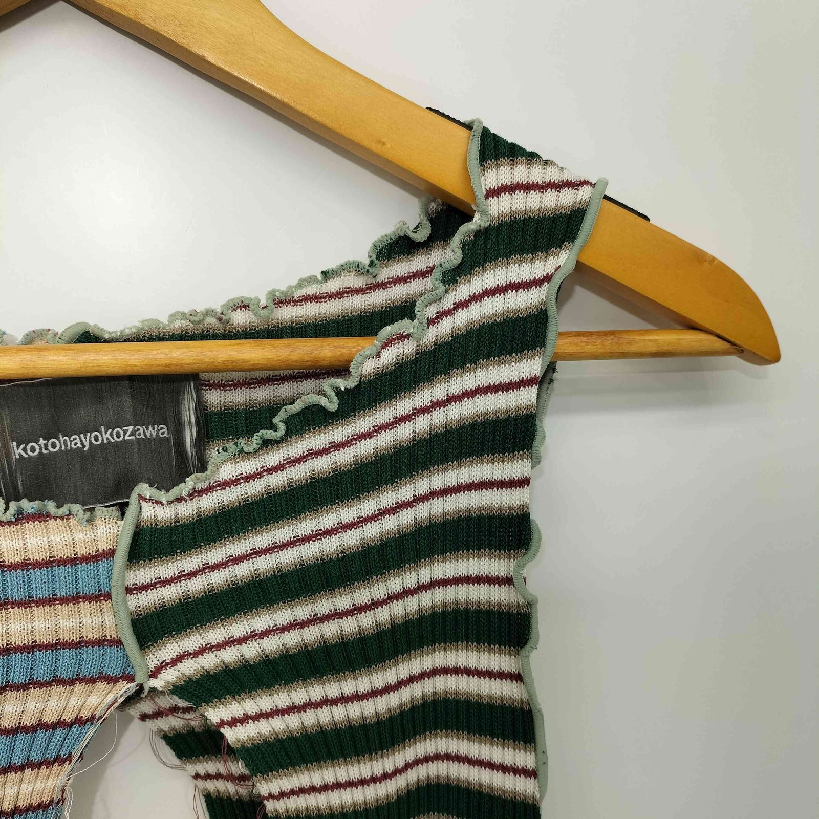 コトハヨコザワ kotohayokozawa DOCKING KNIT TANK ドッキング ニット