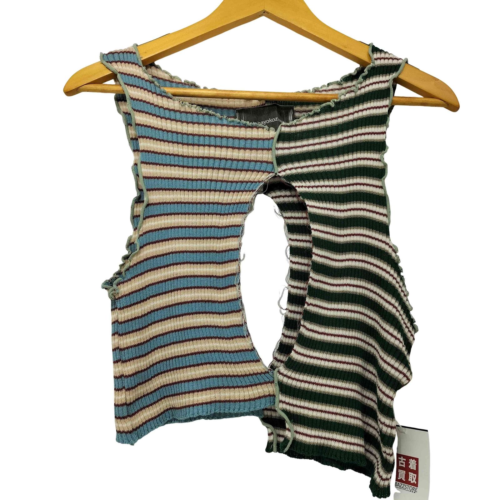 トップス kotohayokozawa DOCKING KNIT TANK コトハヨコザワ kotohayokozawa DOCKING KNIT TANK ドッキング ニット