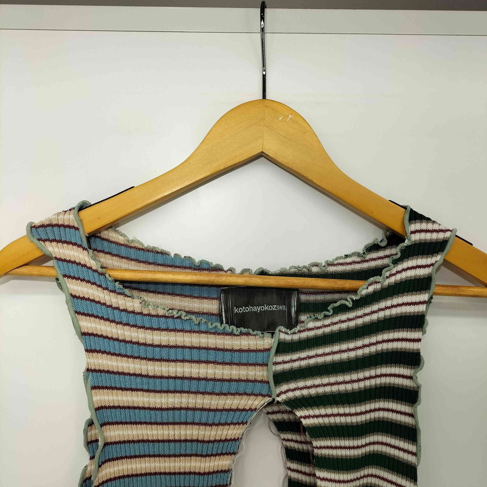コトハヨコザワ kotohayokozawa DOCKING KNIT TANK ドッキング ニット