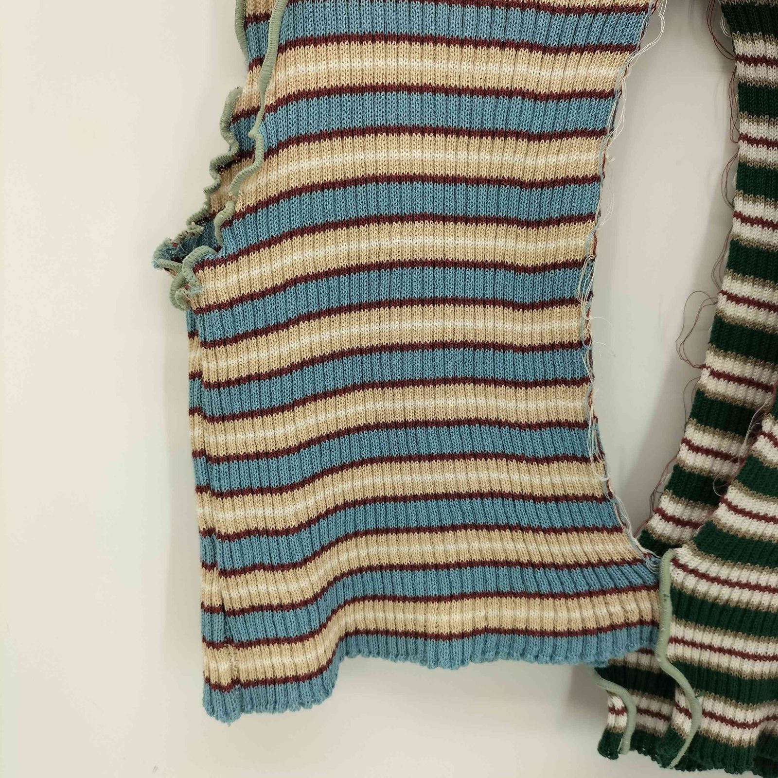 トップス kotohayokozawa DOCKING KNIT TANK コトハヨコザワ kotohayokozawa DOCKING KNIT TANK ドッキング ニット
