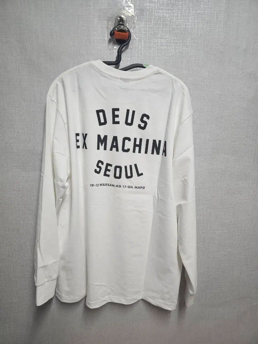 DEUS EX MACHINA ソウル 長袖Tシャツ 白 L
