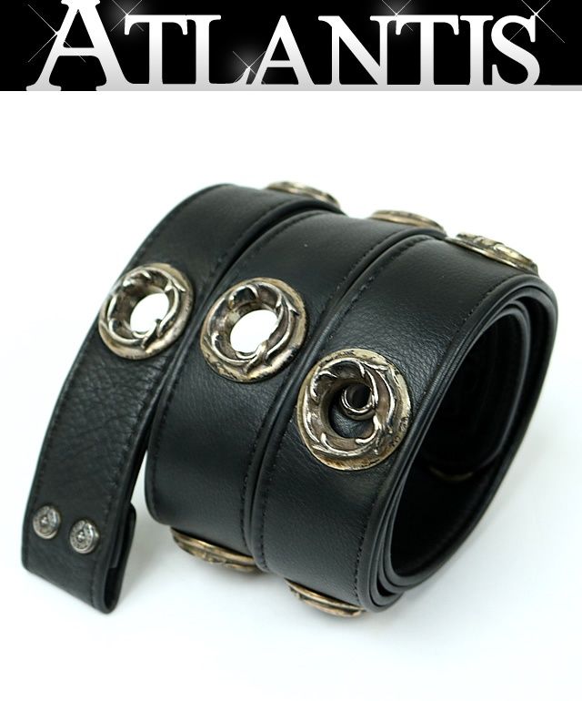 CHROME HEARTS 新宿店 クロムハーツ ラージグロメット レザー ベルト