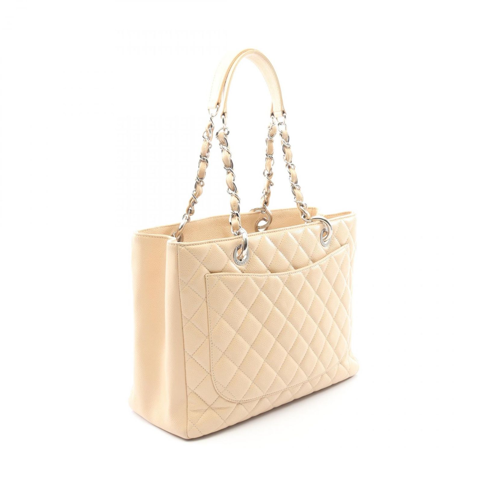 CHANEL シャネル マトラッセ グランドショッピング GST トートバッグ 