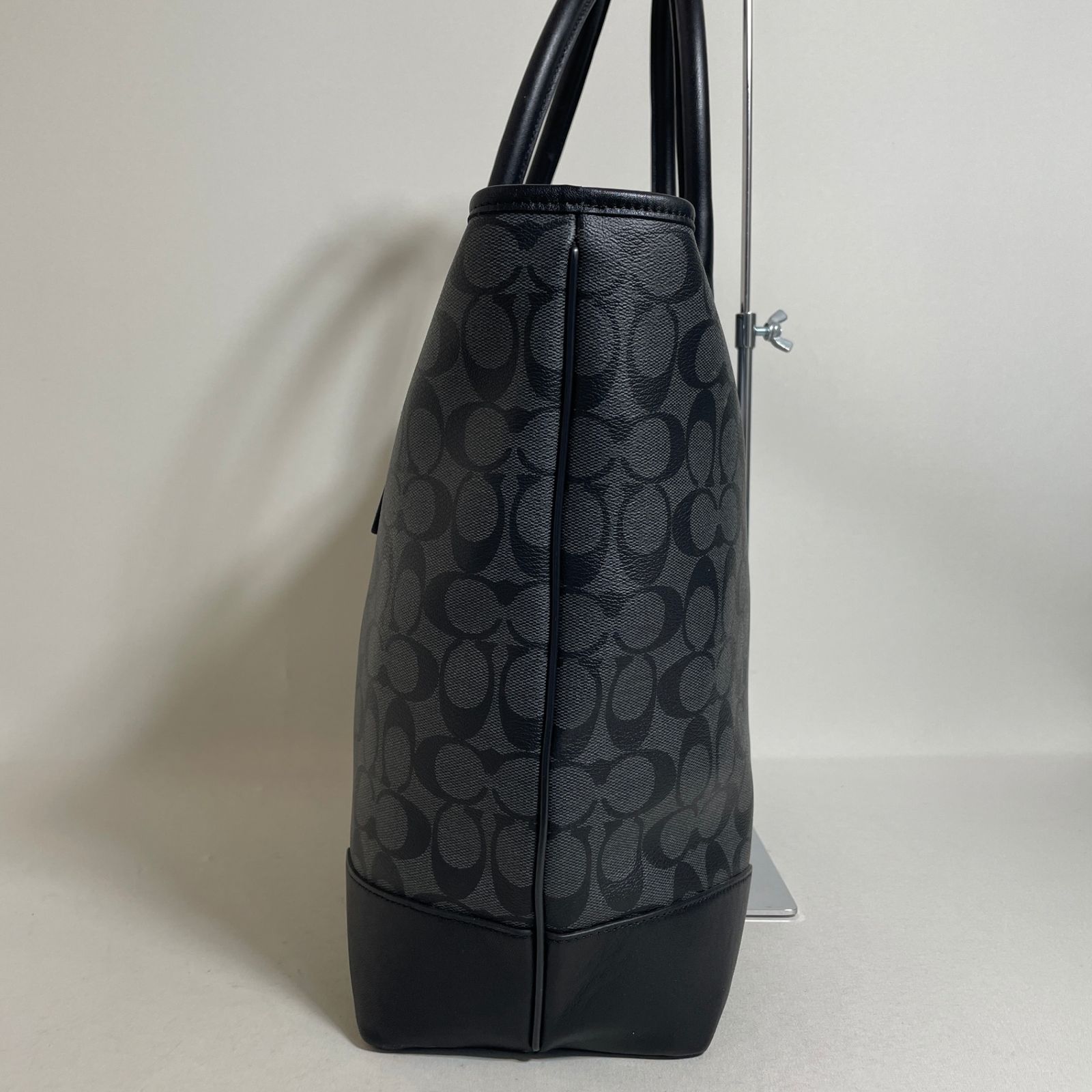 2605-3｜美品｜コーチ シグネチャー 2WAYトートバッグ ブラック - メルカリ