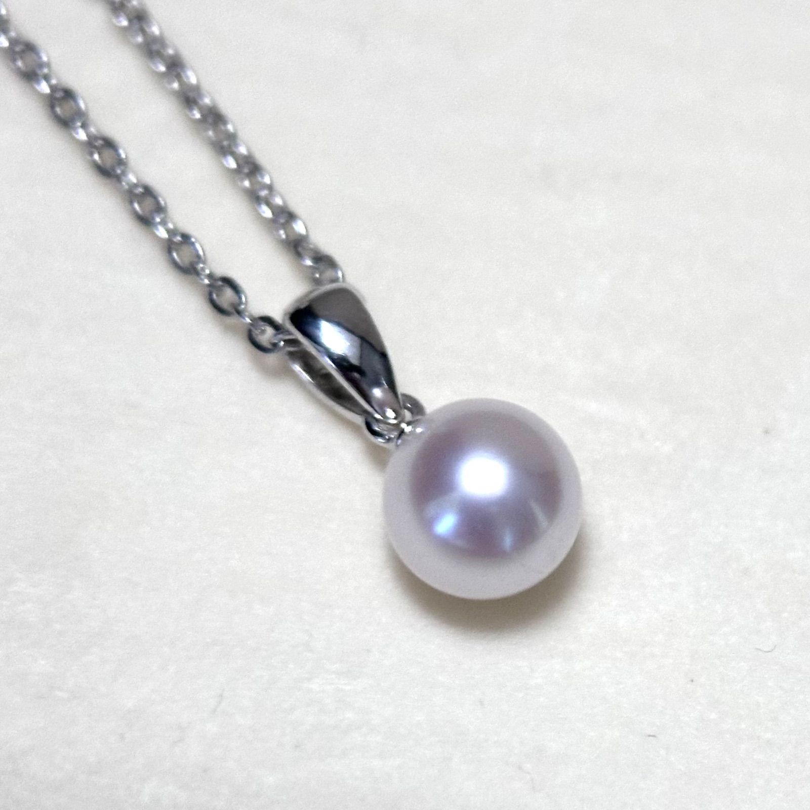 極美品✨MIKIMOTO あこや真珠 パール ネックレス 純正チェーン - メルカリ
