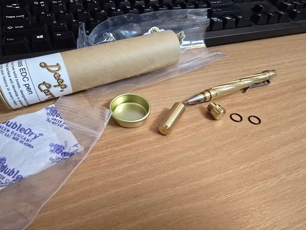Deep Carry ボールペン 딥캐리펜 EDC 銅メッキ 0.5mm 出品