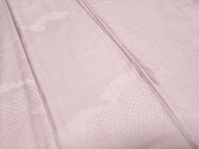 平和屋着物●上質な色無地　紋意匠　作家物　鴇鼠色　正絹　逸品　未使用　CABB0067gh 平和屋着物▽上質な色無地 単衣 柳鼠色 正絹 逸品 CAAX2520xi : 平和屋