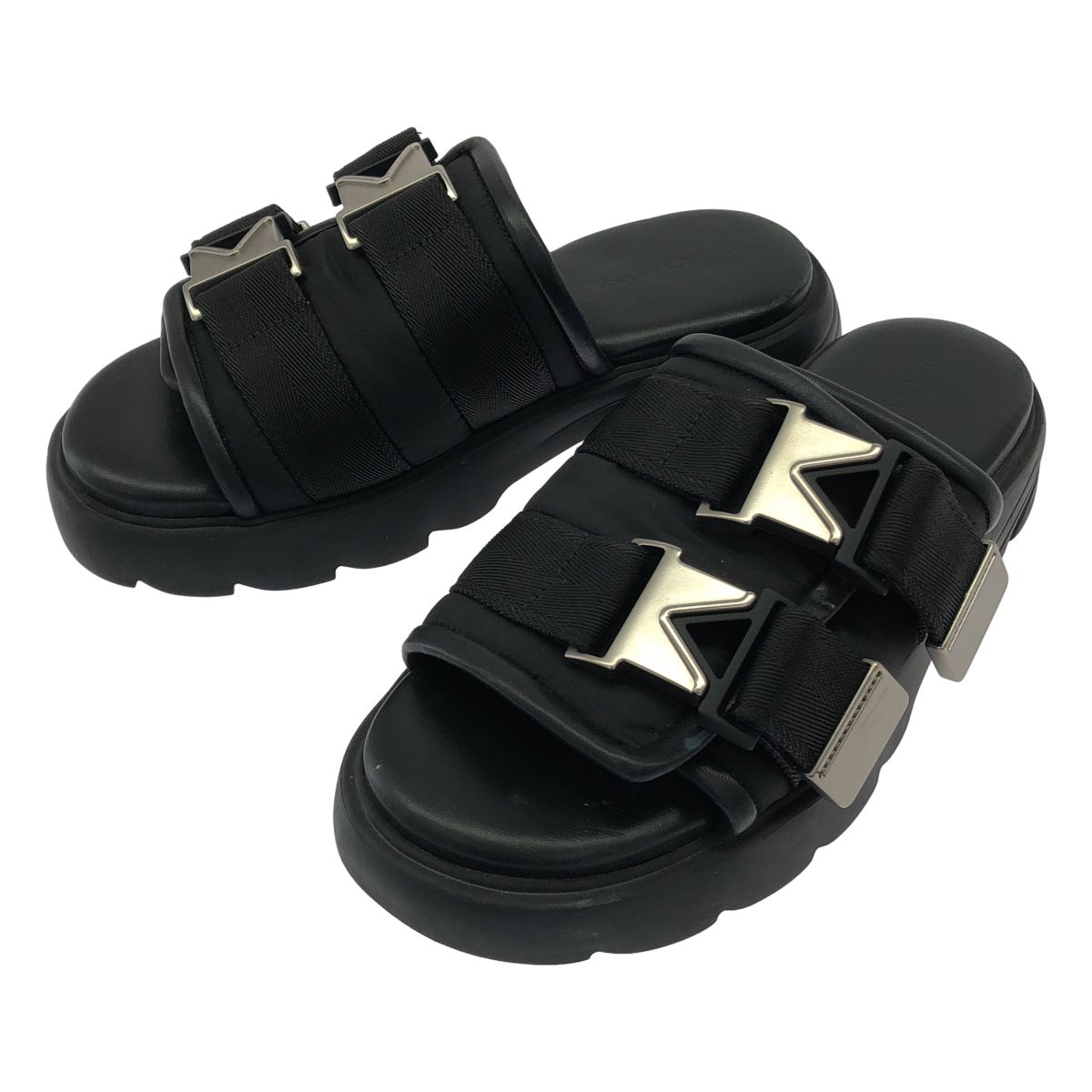 BOTTEGA VENETA ボッテガヴェネタ FLASH ベルクロストラップサンダル ブラック 39