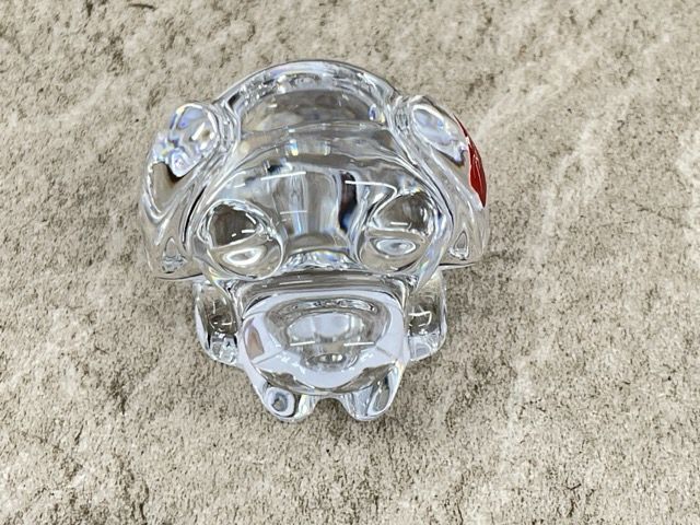 BACCARAT バカラ 伊藤園コラボ お茶犬 クリスタルガラス 置物 箱付き
