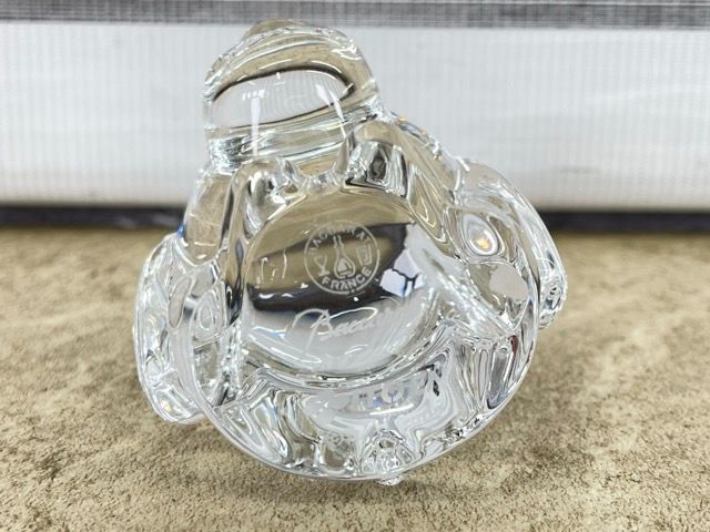 BACCARAT バカラ 伊藤園コラボ お茶犬 クリスタルガラス 置物 箱付き