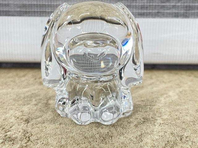 Baccarat バカラ 伊藤園「お茶犬 」箱付き BACCARAT バカラ 伊藤園コラボ お茶犬 クリスタルガラス 置物 箱付き