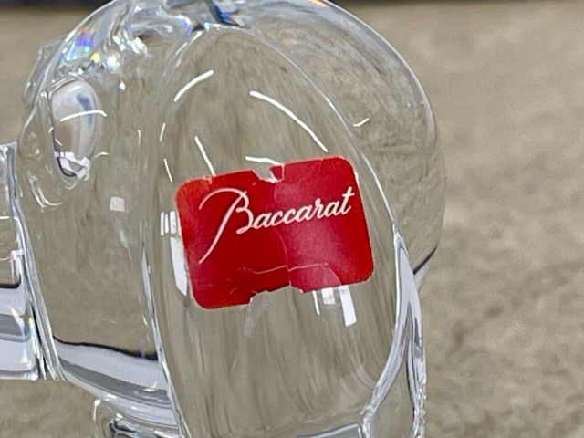 BACCARAT バカラ 伊藤園コラボ お茶犬 クリスタルガラス 置物 箱付き