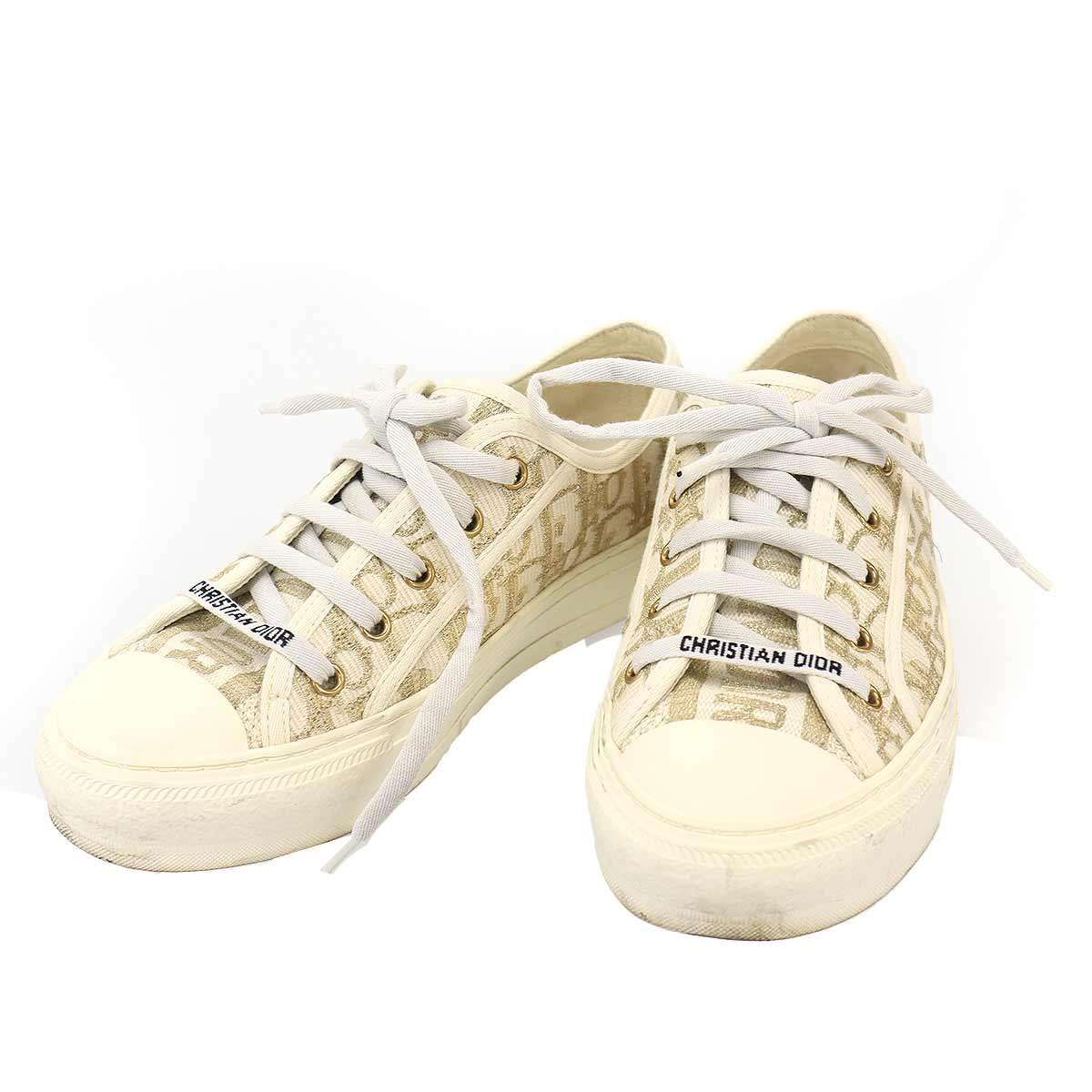 dior スニーカー 37 オブリーク DIOR ディオール スリッポン 