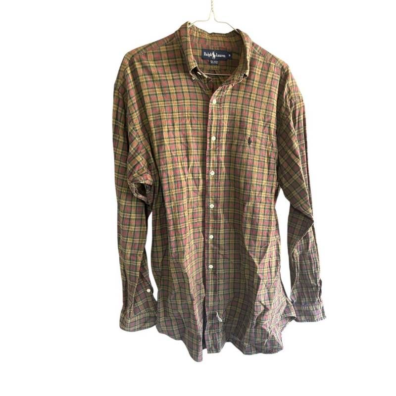 楽天市場】RRL 一ツ星 チェック柄 長袖 シャツ M グリーン系 RRL Ralph