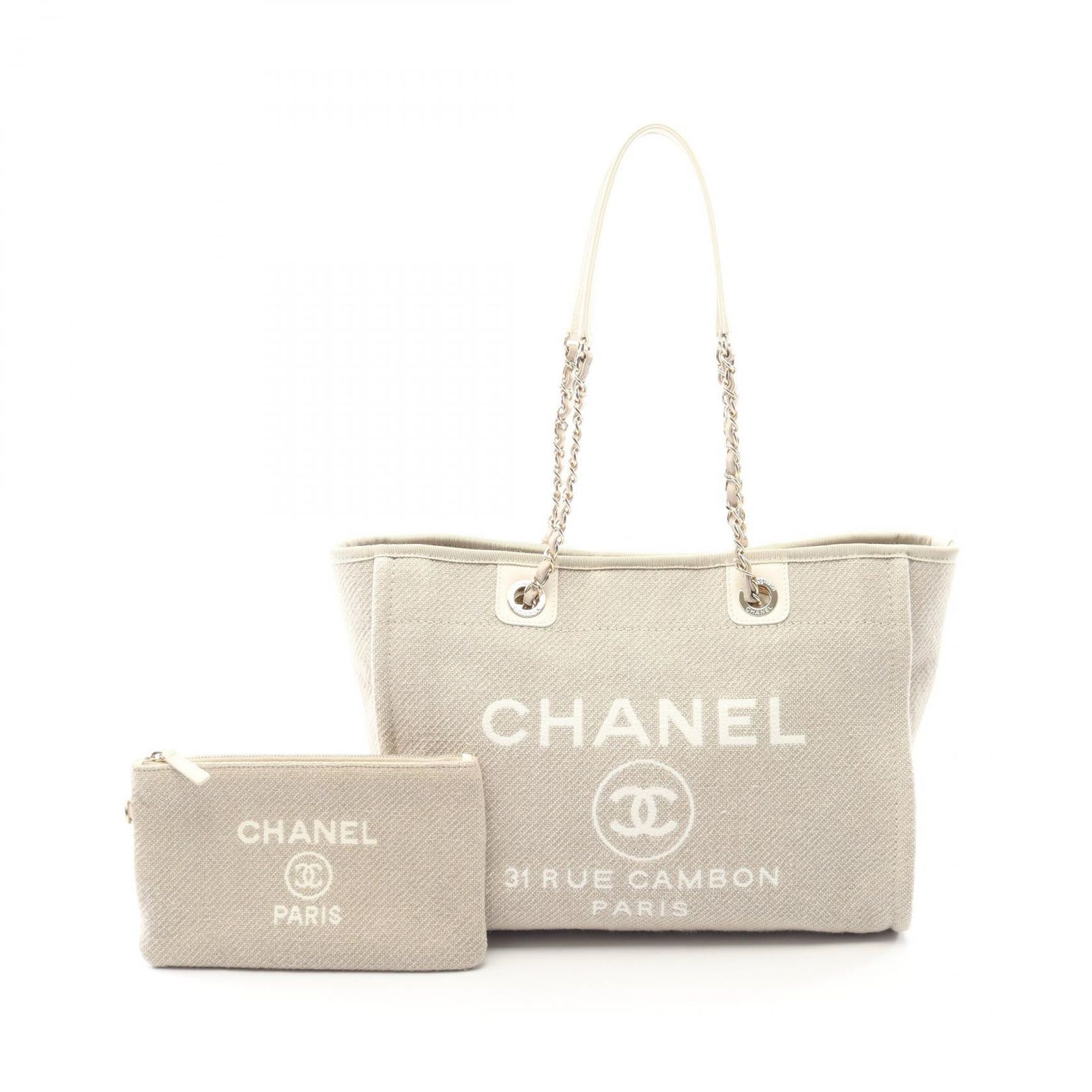 CHANEL シャネル ドーヴィル トートバッグ