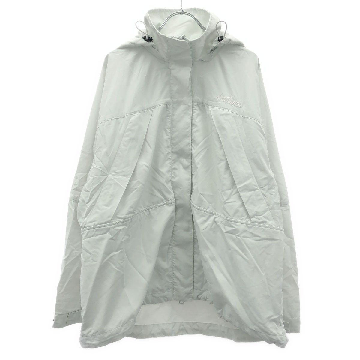 WILD THINGS ワイルドシングス RURAL HOOD JACKET ナイロンジャケット WT25330AD-SS ホワイト M