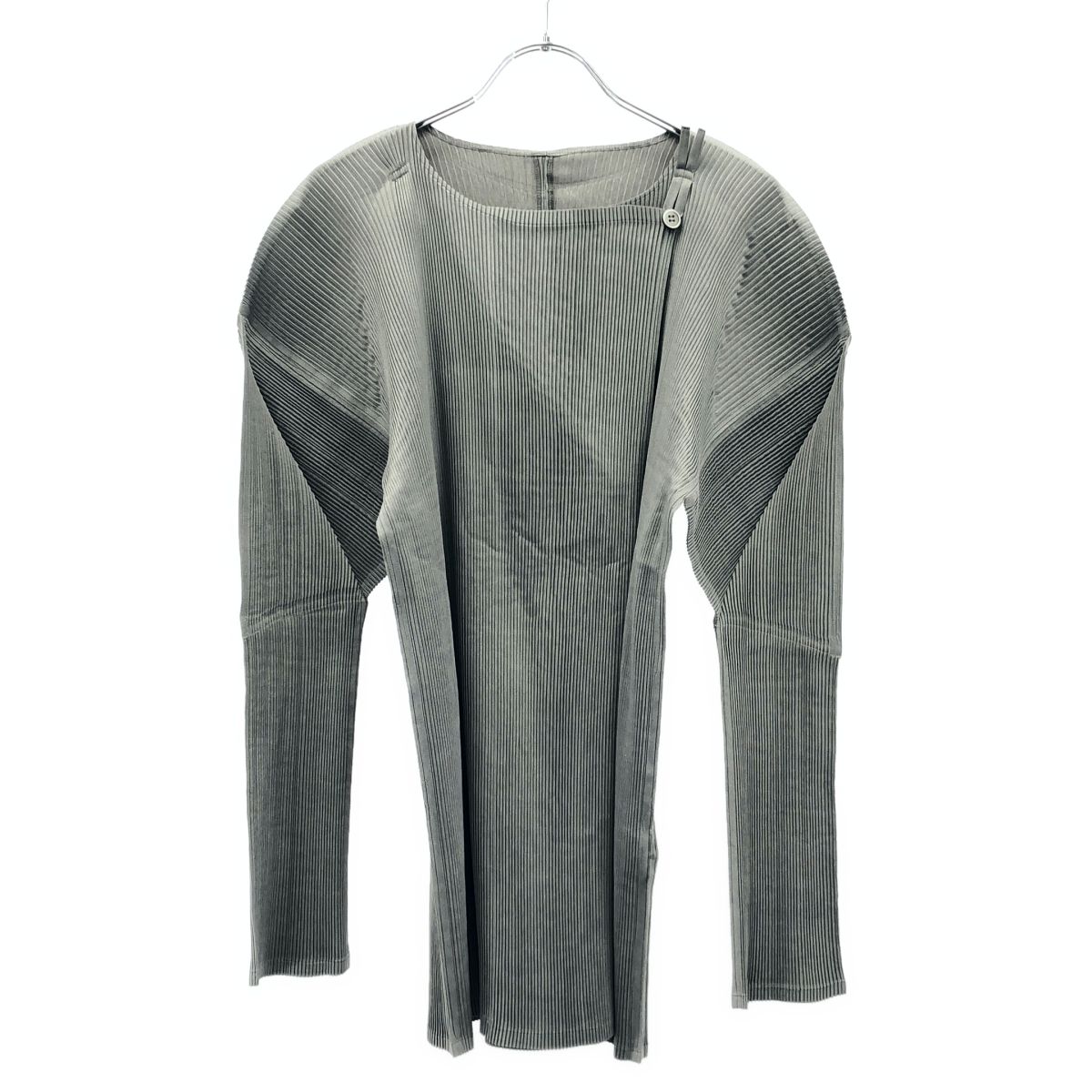 ISSEY MIYAKE イッセイミヤケ プリーツラップデザインカーディガン