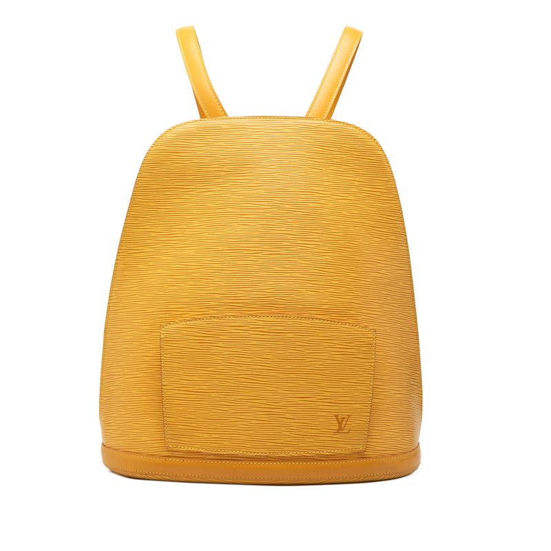 ルイ ヴィトン エピ ゴブラン リュックサック バックパック M52299 タッシリイエロー レザー レディース LOUIS VUITTON【1-0268454】