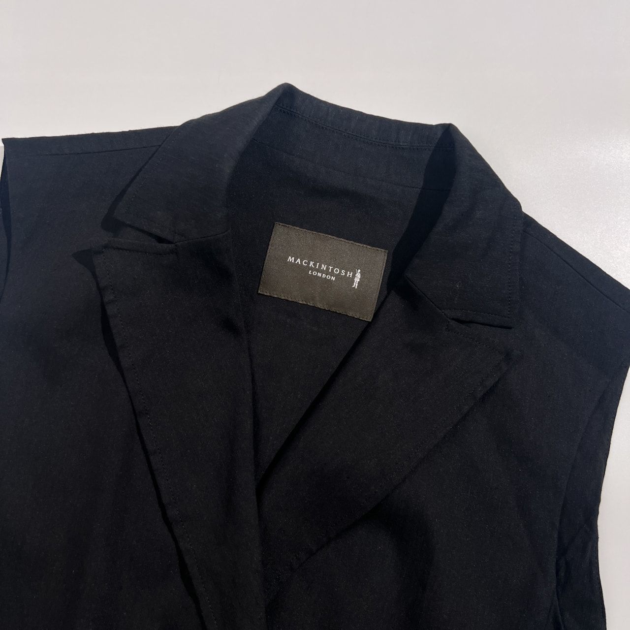 リネン混 MACKINTOSH LONDON マッキントッシュロンドン ロングジレ