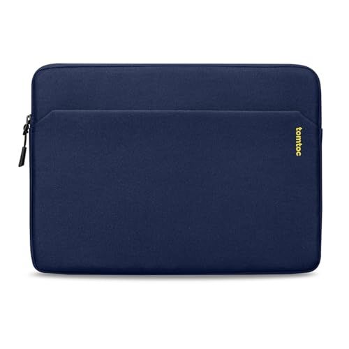 ☆新品☆tomtoc 薄型 15インチ MacBook Air M5/M4/M3/M2 2026-2023対応 スリーブ 14-15.3インチ パソコンケース ノートPCインナーバッグ 軽量 スリム 撥水加工 ネイビー a8ae8039