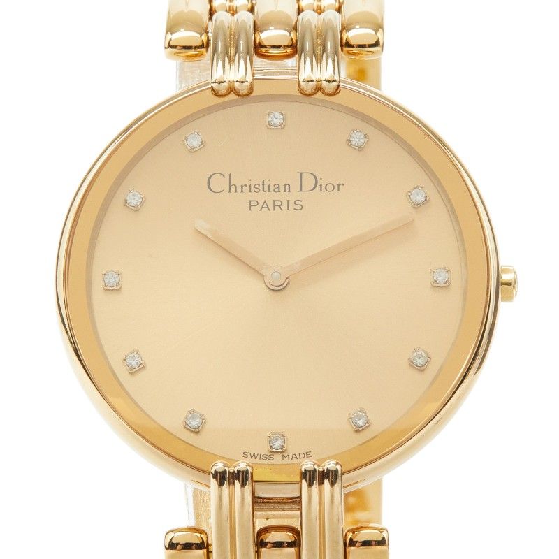 ディオール バギラ 腕時計 D47-155 ゴールド メッキ レディース Dior【1-0270573】 47,880円