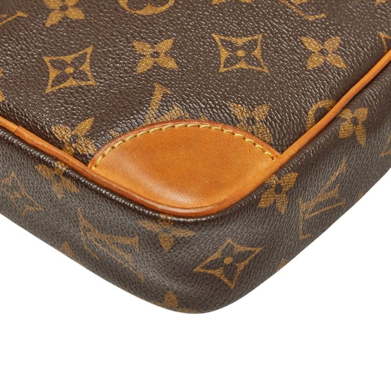 LOUIS VUITTON ルイ ヴィトン モノグラム ダヌーブ ブラウン ゴールド金具 PVC /レザー M45266 ショルダーバッグ ポシェット レディース 601532 【中古】 LOUIS VUITTON（ルイ・ヴィトン） ダヌーブ モノグラム ショルダー
