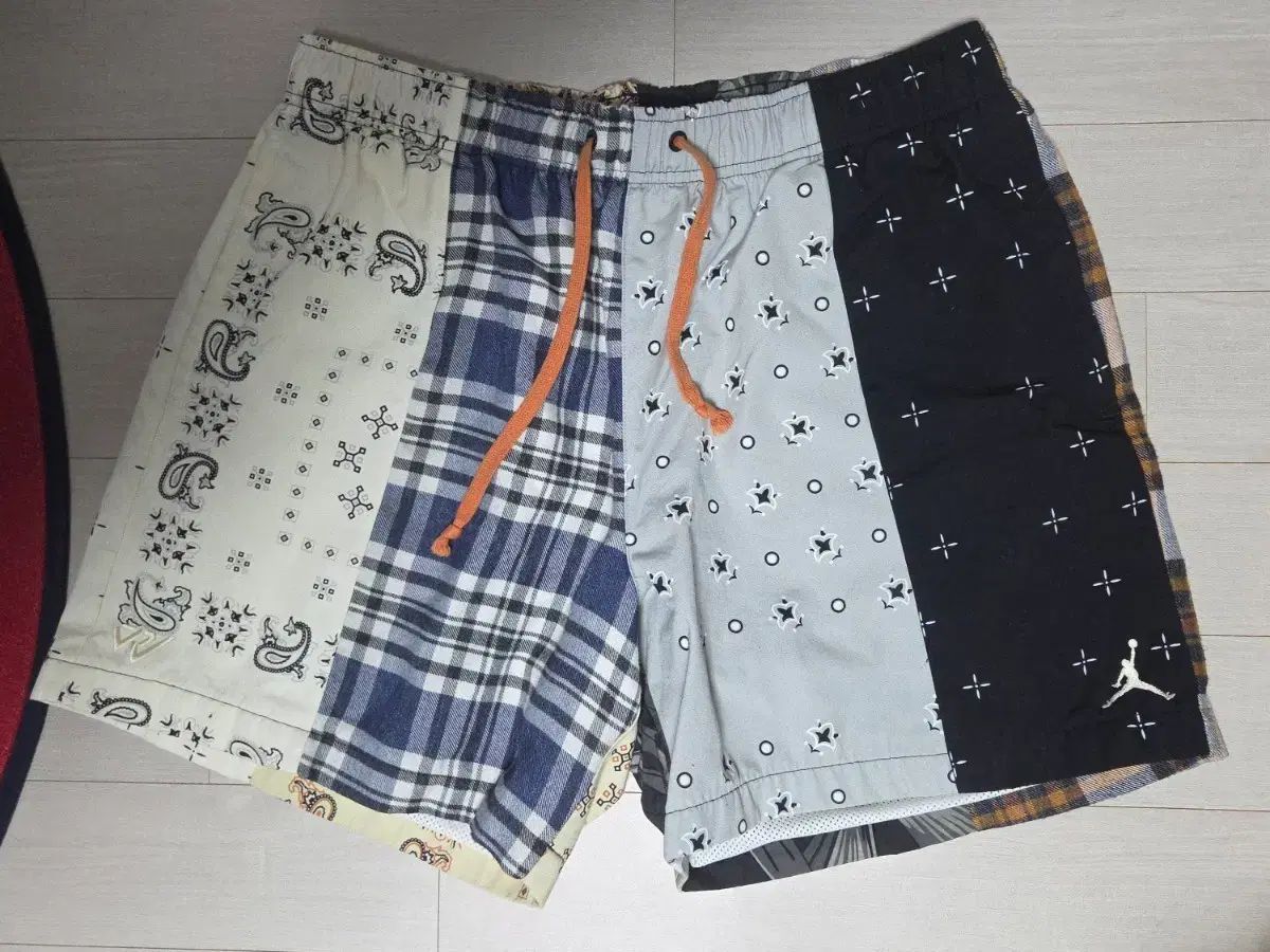 XL ジョーダン ラッセル ウェストブルック Y NOT パッチワーク ステイトメント ハーフパンツ ショーツ