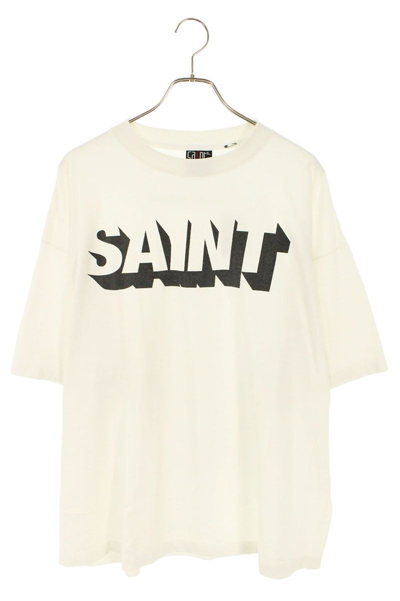セントマイケル SM-HR1-0000-018 フロントロゴヴィンテージ加工Tシャツ