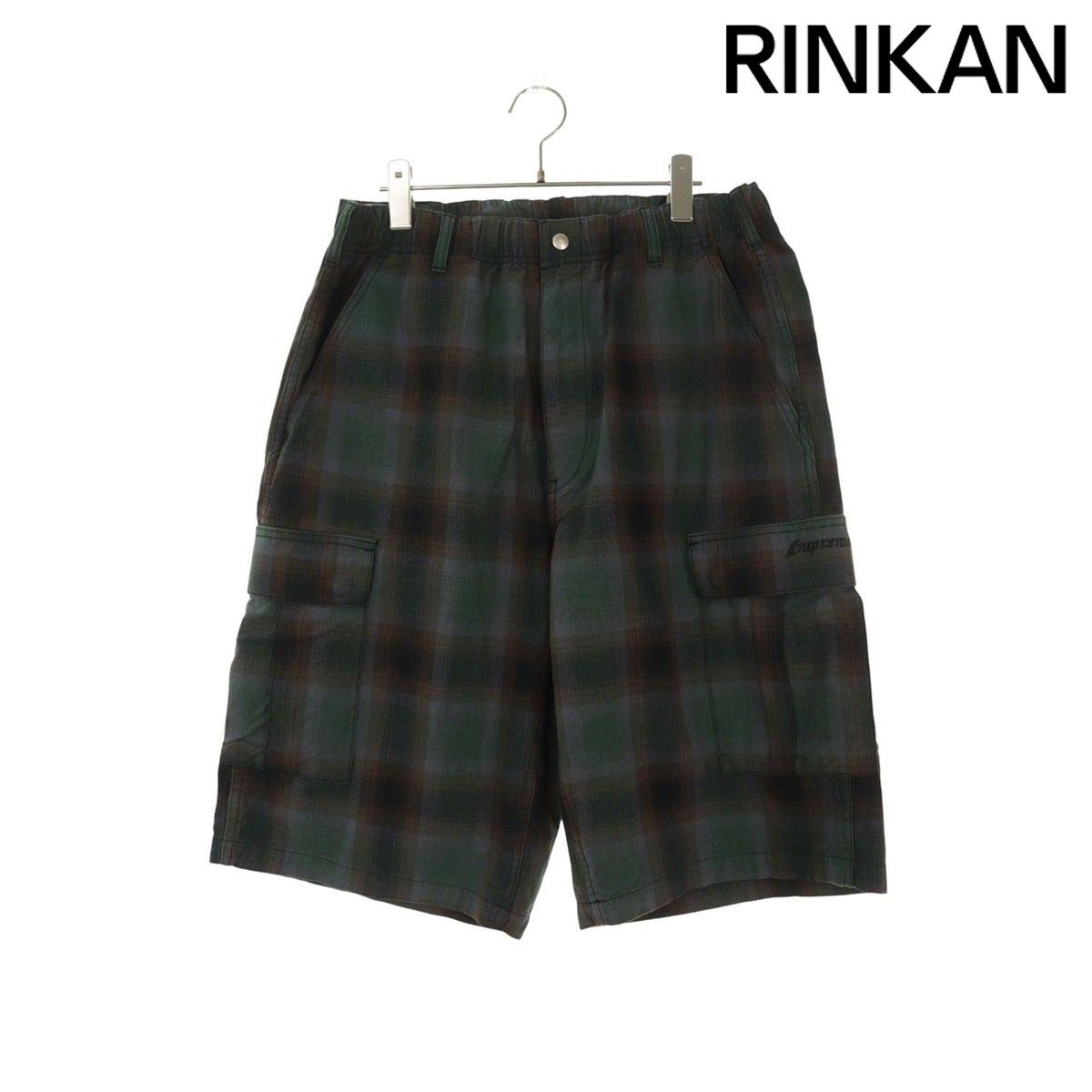シュプリーム 25SS Shadow Plaid Cargo Short シャドウプレイドカーゴ