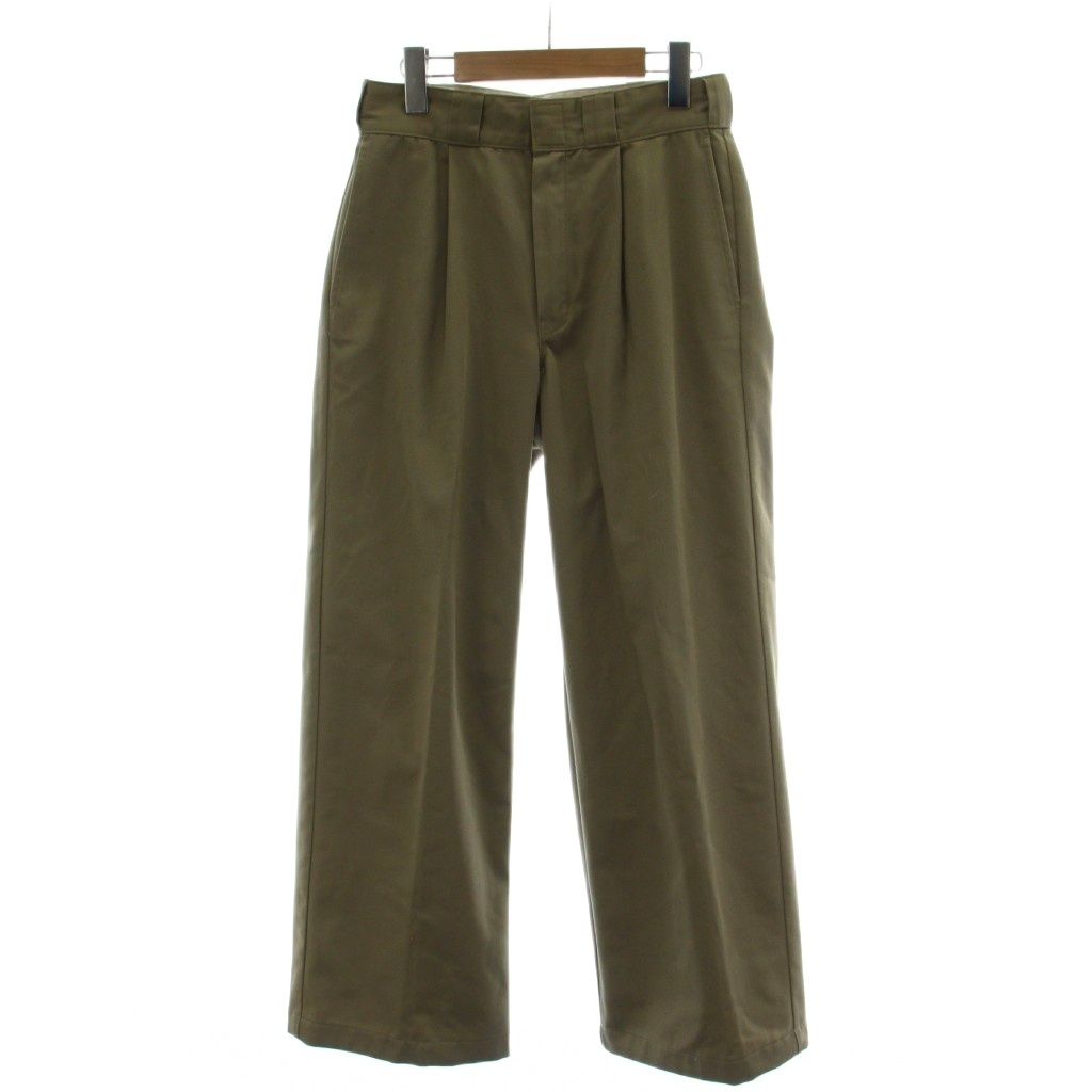 ディッキーズ Dickies ×ok.soon チノパン パンツ S ベージュ 長ズボン フルレングス ストレート o_d_bottoms-002 /GG
