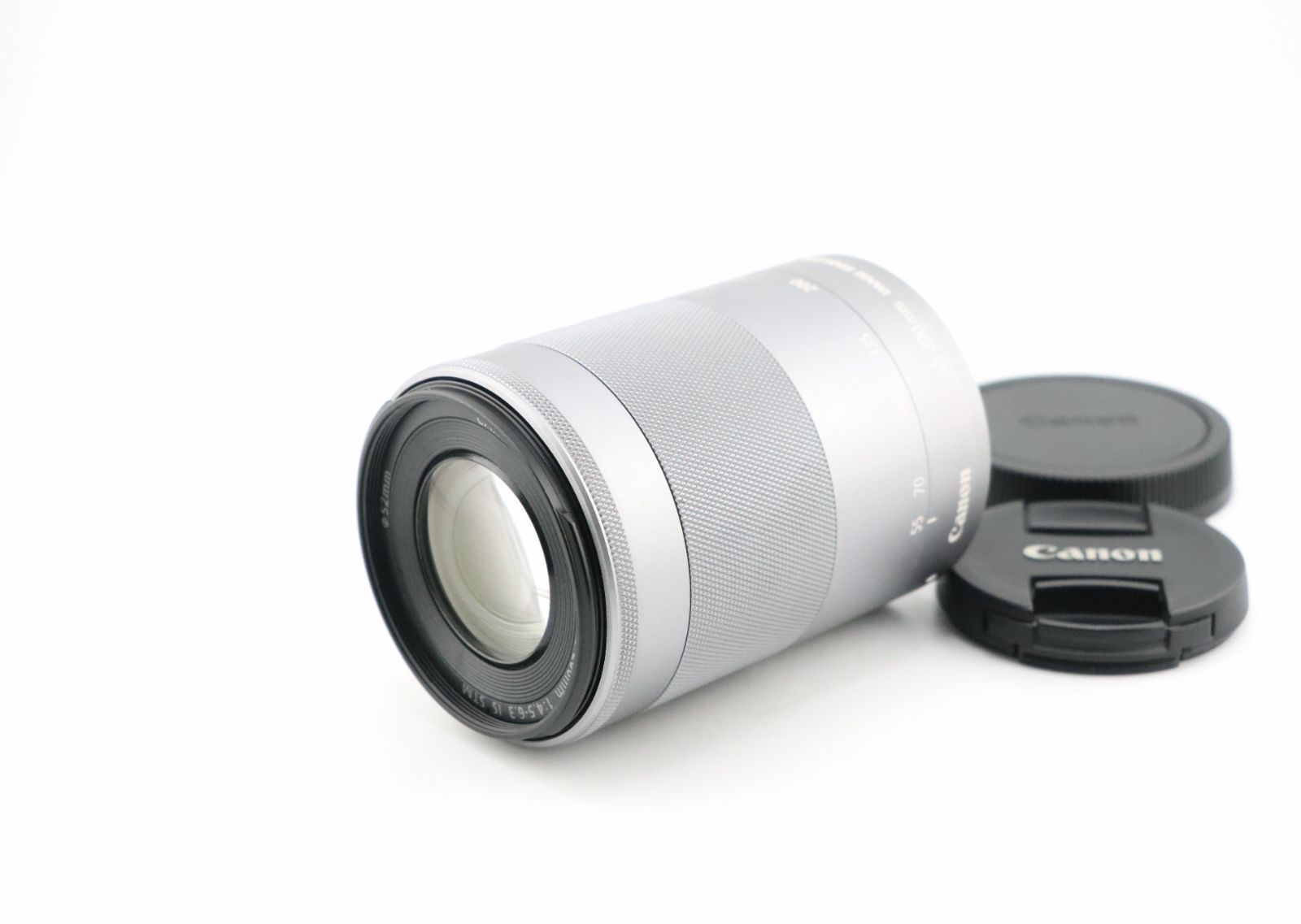 ★良品★﻿キヤノン CANON EF-M 55-200mm F4.5-6.3 IS STM シルバー★　W0517＃4862