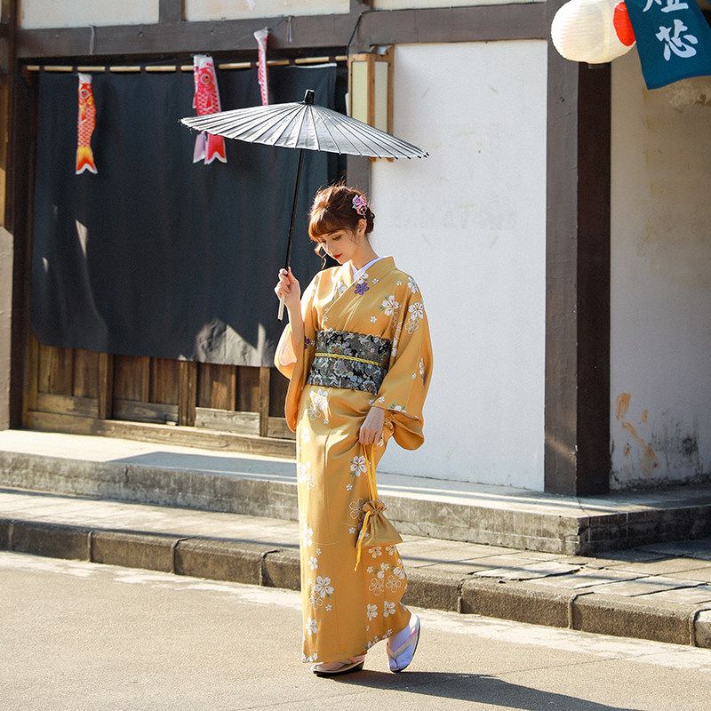 SNSで話題 浴衣 レディース 大人可愛い 和装 着物 清楚 お祭り 花火大会 帯・インナーなし
