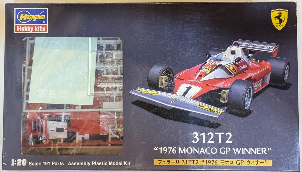 ハセガワ 1/20 フェラーリ312T2 1976 モナコ GP ウィナー 23201