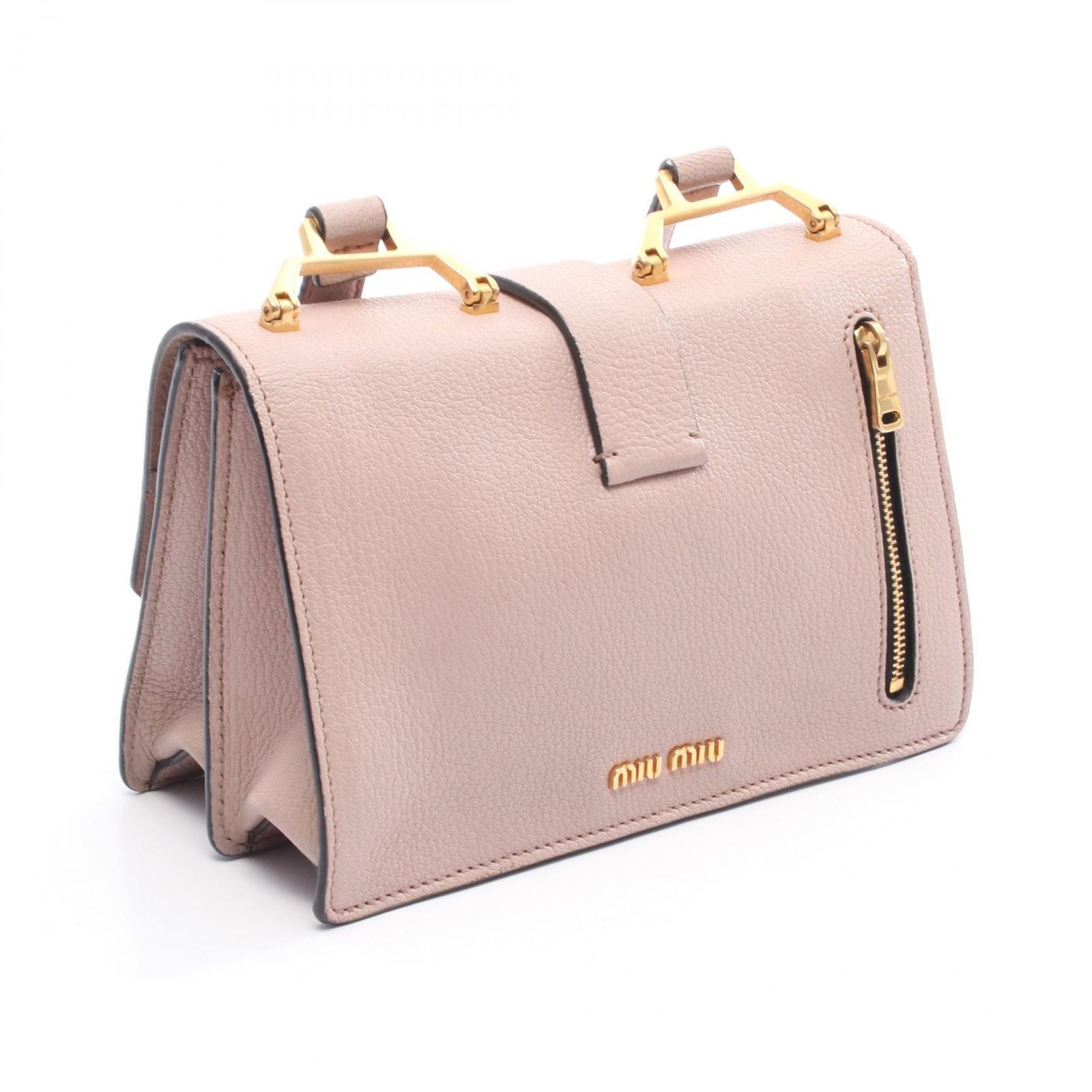 Miu Miu ミュウ ミュウ MADRAS マドラス ショルダーバッグ - メルカリ