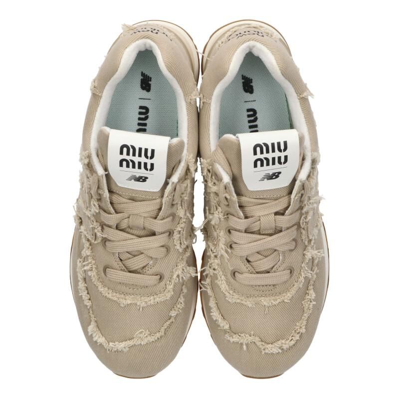 ミュウミュウ ×ニューバランス New Balance 574 ダメージ加工