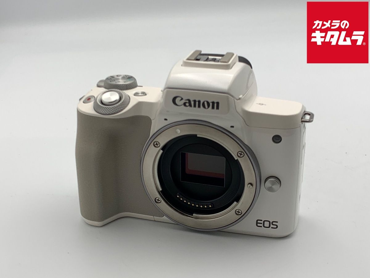 中古】 【良品】 キヤノン EOS Kiss M ボディ ホワイト - メルカリ