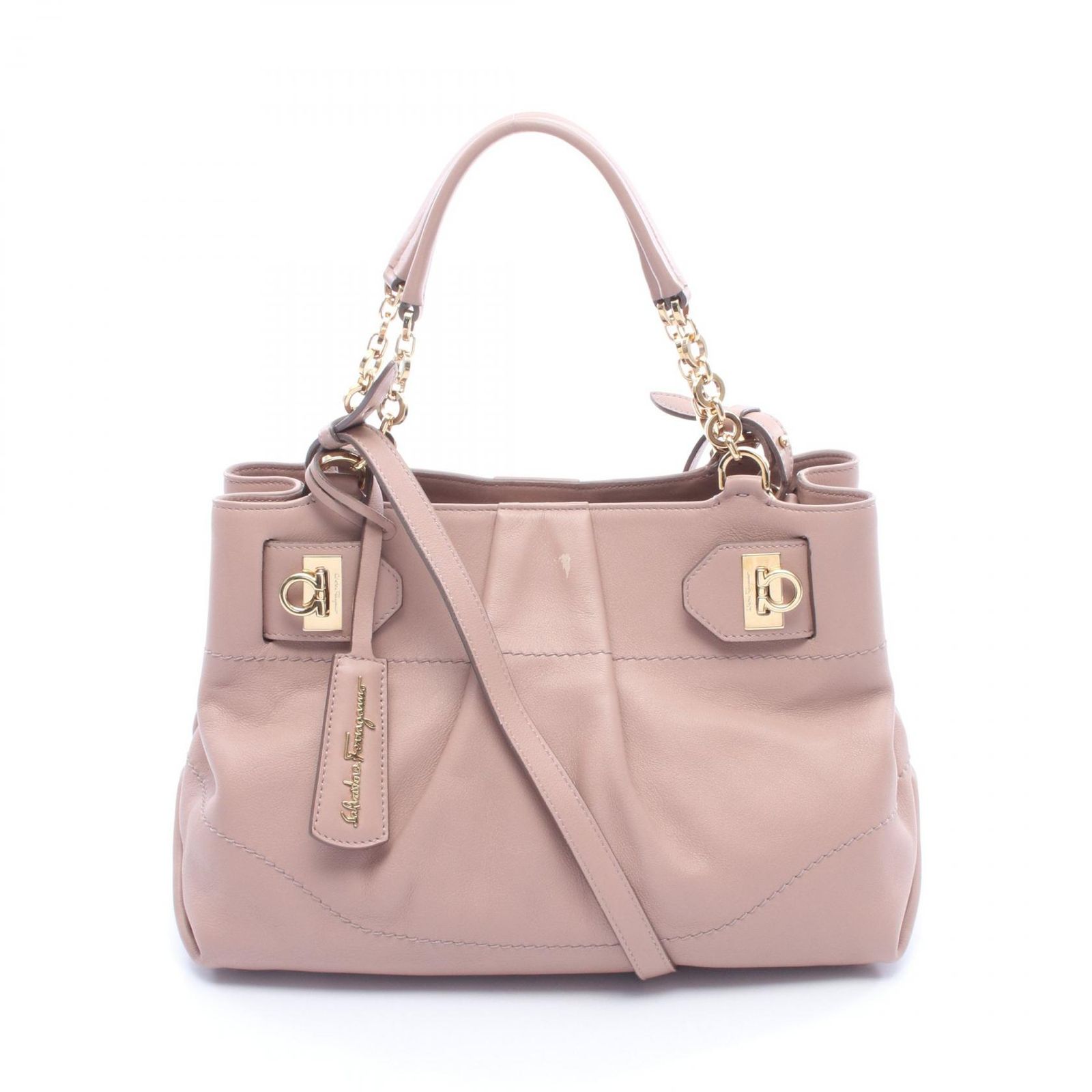 Salvatore Ferragamo サルヴァトーレフェラガモ ガンチーニ 2WAY ハンドバッグ